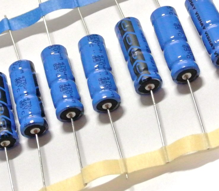 BC Components 220uF 100v Axial Capacitors - 2-Pack LL Series, High-Quality Audio/Electronics Repair