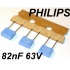 82nF 63V MKT PHILIPS 5mm Kondensator _ [6pcs]